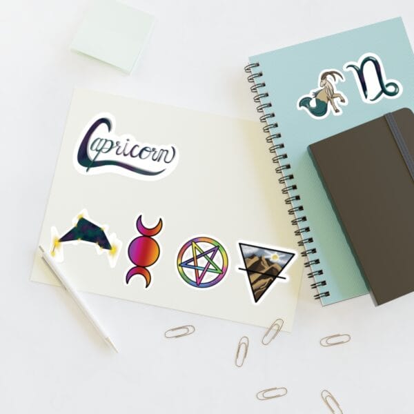 Capricorn Zodiac Sticker Set