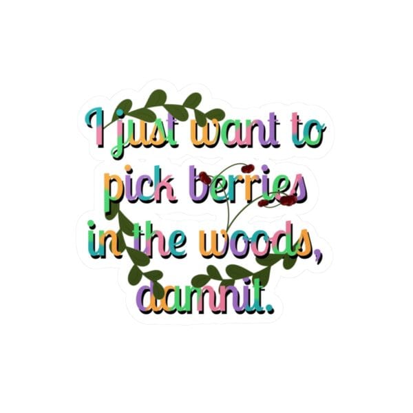 Berry Picker Sticker