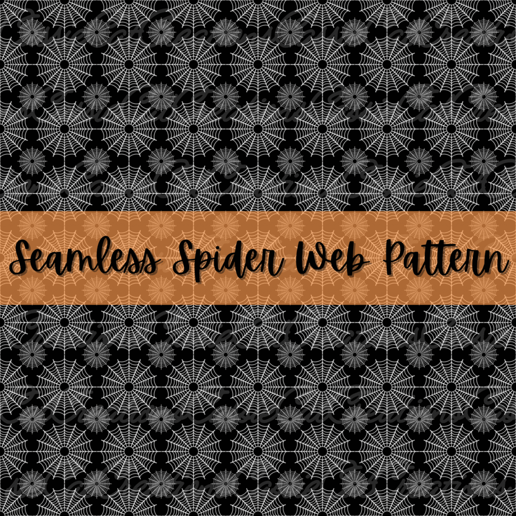 Spider Webs Seamless Pattern