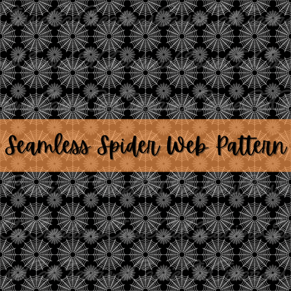 Spider Webs Seamless Pattern