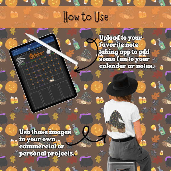 This photo explains how to use the e-stickers