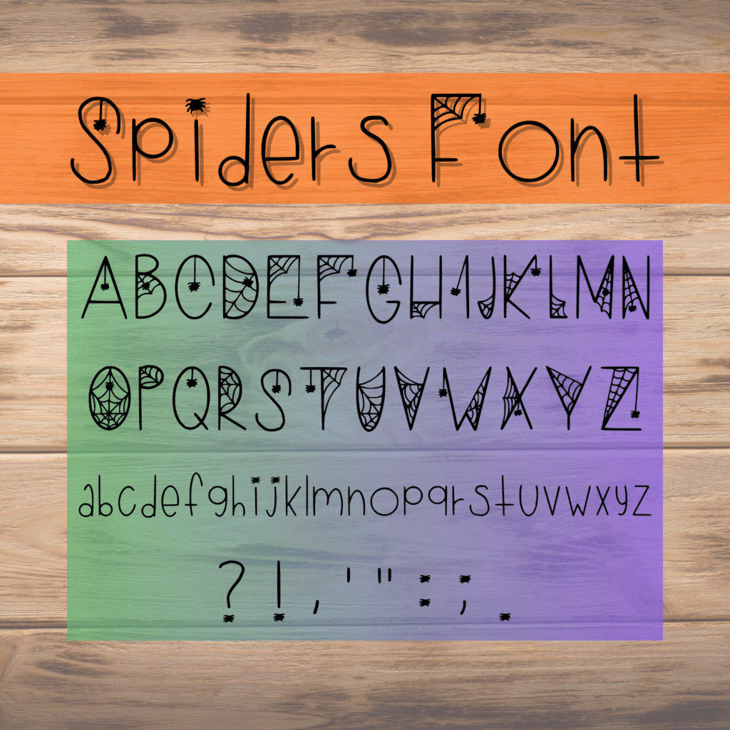 Spiders Font